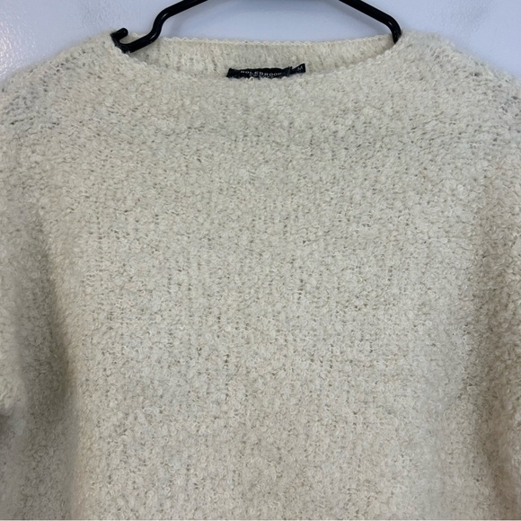 Holebrook Sweden Baby Alpaca/Wool Cream Pullover Sweater Size M - Picture 3 of 12